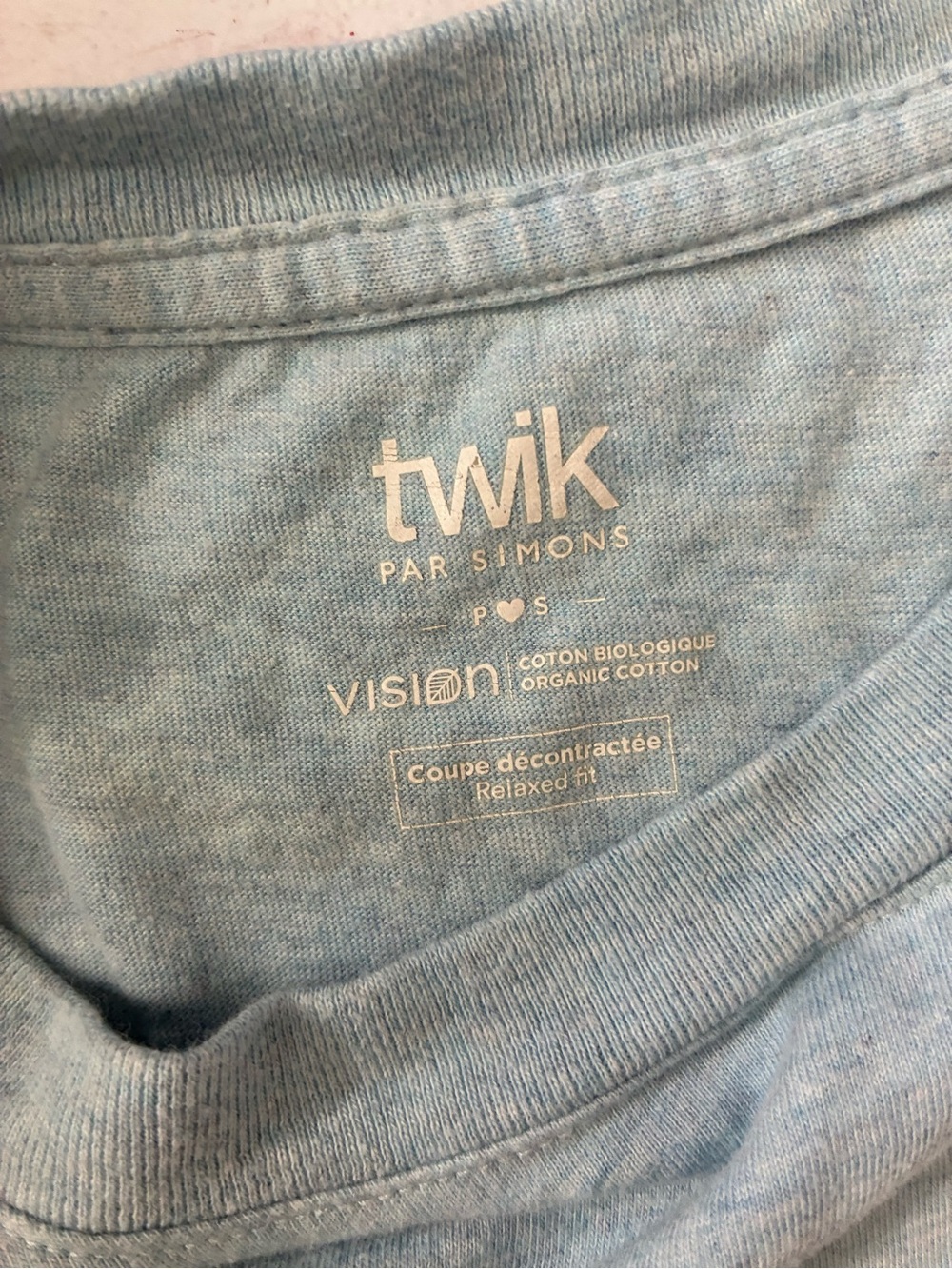 twik Light Blue Short Sleeve Tee, baby doll, super flirty, and soft